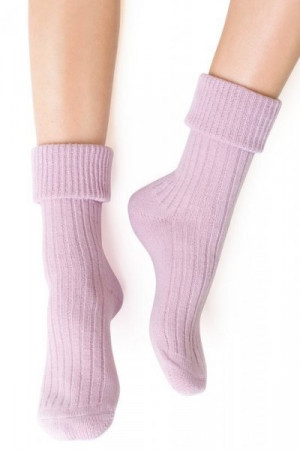 Steven 067 liliové Ponožky na spaní 35/37 liliová