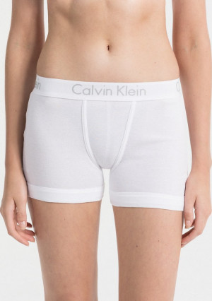 Kalhotky Calvin Klein BoyShort Body Bílé