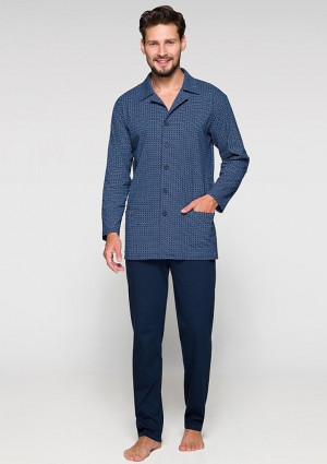 Pánské pyžamo Regina 265 Modrá