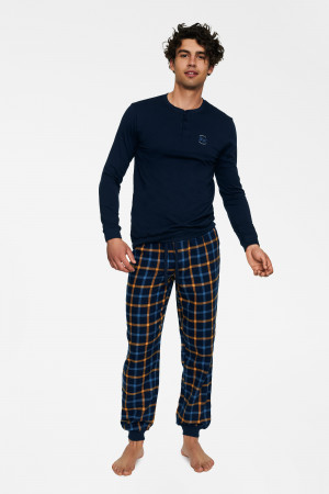 Obchodní pyžamo 40049-59X Námořnická modrá - Henderson