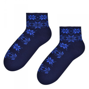 Steven 123 018 tmavě modré Dámské ponožky 38/40 tmavě modrá