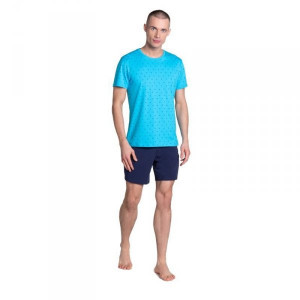 Henderson Leaf 38872 mořské Pánské pyžamo L modrá