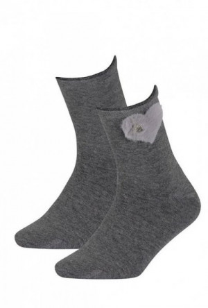 Wola W84.01C wz.001 s motivem Dámské ponožky Univerzální šedý melanž