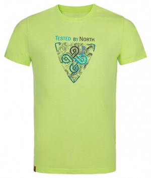 Pánské bavlněné tričko Gilroy-m světle zelená - Kilpi