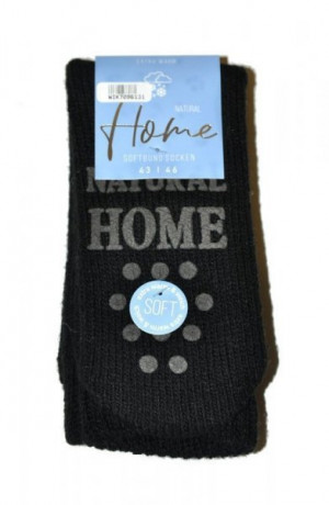 WiK 70961 Home Natural ABS Dámské ponožky 43-46 černá
