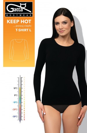 Dámský nátělník Gatta 42077 T-Shirt Keep Hot Women S-XL black