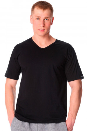 Pánské tričko 201 Authentic new black - CORNETTE černá