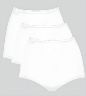 Dámské kalhotky Sloggi 24/7 Cotton Maxi C3P bílé WHITE