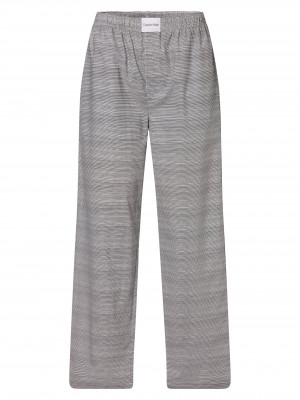 Dámské pyžamové kalhoty QS6893E 5FQ černo/bílá - Calvin Klein černobílá