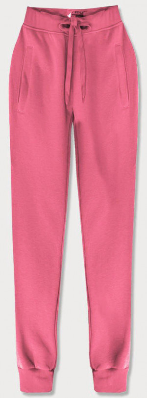 Růžové teplákové kalhoty (CK01-58) Růžová S (36)