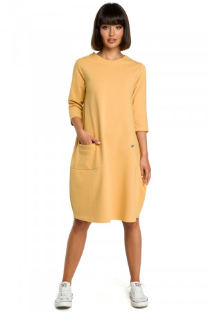 Šaty BeWear B083 Yellow