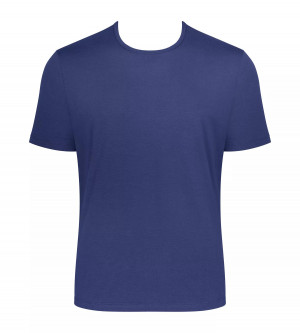 Pánské tričko GO Shirt O-Neck Regular Fit - VINTAGE DENIM - modrá 00QF - SLOGGI VINTAGE DENIM