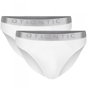 Atlantic 013 2-pak bílé Pánské slipy XL bílá