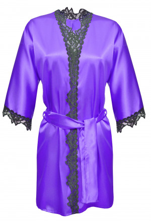 DKaren Housecoat Viola Violet