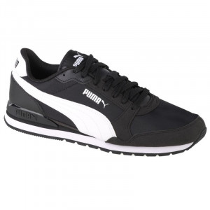 Unisex Boty St Runner V3 NL M 384857-01 černo-bílé - Puma černo - bílá 42,5