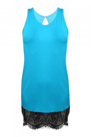 DKaren Slip Taylor Turquoise XS Turquoise