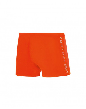 Pánské plavky S96D-5 oranžové - Self oranžová