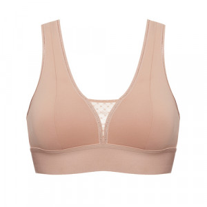 Sportovní podprsenka LOW IMPACT SPORT BRA 1SA261 Yogi pink(359) - Simone Perele Růžová barva Yogi 1