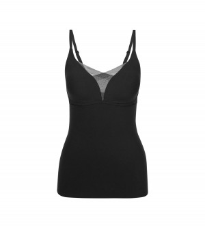 Dámský top Shape Smart Bra-Shirt - BLACK - černá 0004 - TRIUMPH BLACK