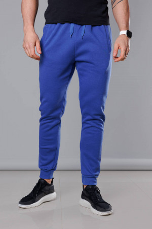 Modré pánské teplákové kalhoty (68XW01-15) Modrá