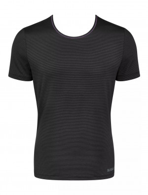 Pánské tričko EVER Cool O-Neck - BLACK - černá 0004 - SLOGGI BLACK