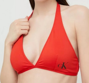 Dámský vrchní díl plavek KW01973 XNE červená - Calvin Klein červená