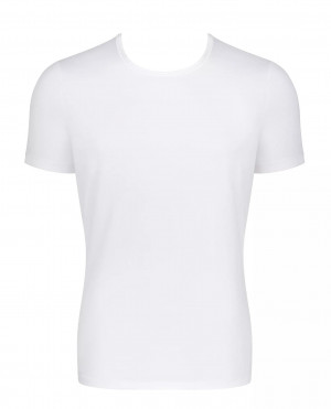 Pánské tričko GO Shirt O-Neck Slim Fit - WHITE - bílá 0003 - SLOGGI WHITE