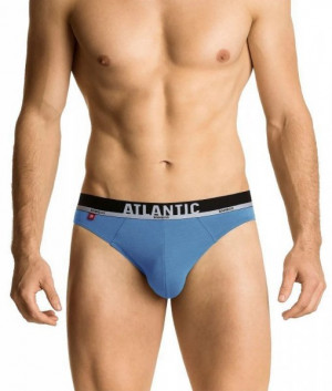 Atlantic Sport 1565 modré Pánské slipy XL modrá