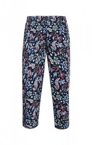 Nipplex Mix&Match Margot 3/4 vzor Pyžamové kalhoty S tmavě modrá