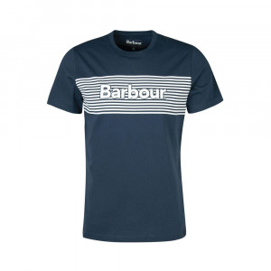 Barbour Bavlněné tričko Barbour Coundon Graphic — Navy