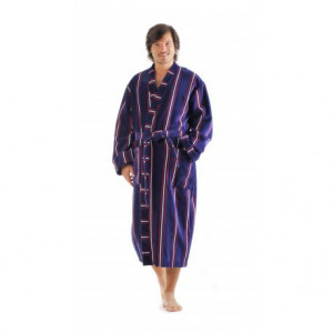 OXFORD proužek - pánské bavlněné kimono,