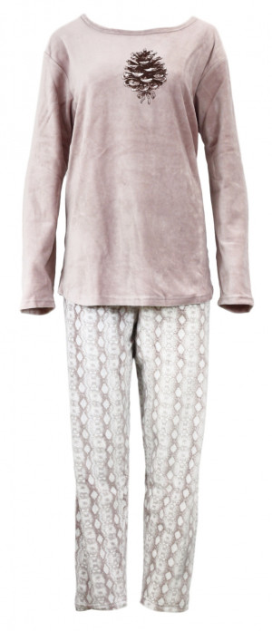 Dámské pyžamo 5112 - Vienetta  staro-růžová 3XL