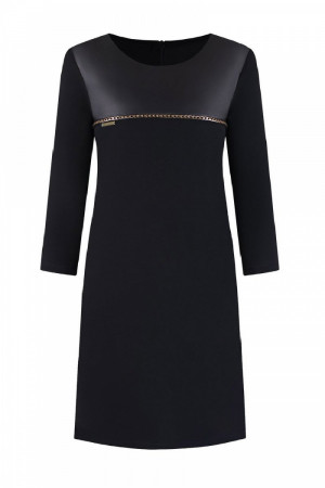Společenské šaty  model 108526 Riana - Jersa černá