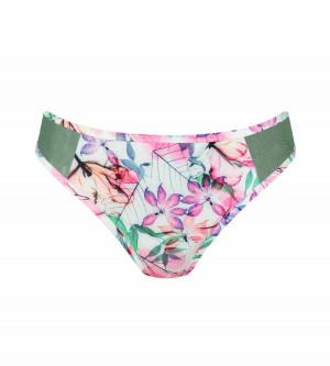 Dámské plavkové kalhotky Delicate Flowers Frenchie - Triumph světlá kombinace růžové (M019) 0040