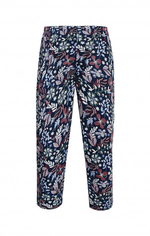 Dámské pyžamové kalhoty s potiskem Nipplex Mix&Match Margot 3/4 S-2XL tmavě modrá