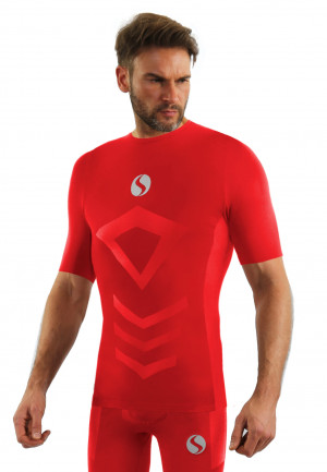 Sesto Senso Thermo Top Short CL39 Red S/M