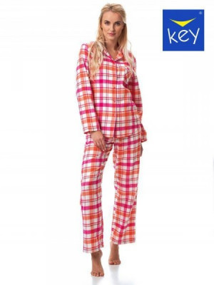 Key LNS 437 B23 Dámské pyžamo S růžová-oranžová