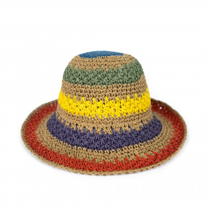 Art Of Polo Hat Cz22208-2 Dark Beige/Multicolour UNI