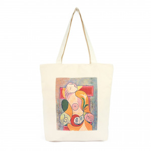 Art Of Polo Bag Tr22104-1 Light Beige/Multicolour Vhodné pro formát A4