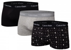 Calvin Klein Trunks U2664G YKS 3Pack Black/Grey