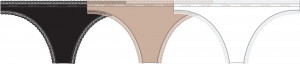 Dámské spodní prádlo THONG 3PK 000QD3802EFIY - Calvin Klein