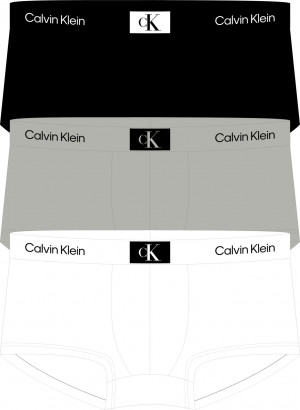 Pánské spodní prádlo LOW RISE TRUNK 3PK 000NB3532AFRQ - Calvin Klein