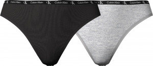Dámské spodní prádlo MODERN THONG 2PK 000QD3990EBGH - Calvin Klein
