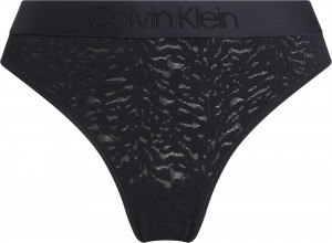 Spodní prádlo Dámské kalhotky THONG (PLUS) 000QF7346EUB1 - Calvin Klein 3XL