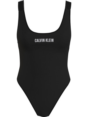 Dámské jednodílné plavky SCOOP BACK ONE PIECE-RP KW0KW01599BEH - Calvin Klein