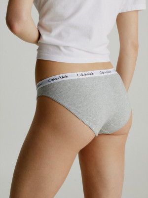 Dámské kalhotky Bikini Briefs Carousel 0000D1618E020 šedá - Calvin Klein