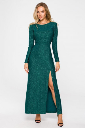 Maxi šaty M719 zelené - Moe M Zelená