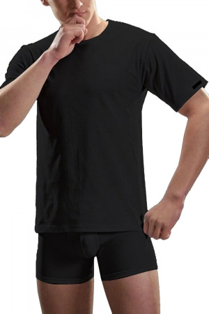 Pánské tričko 202 Authentic new black - CORNETTE černá