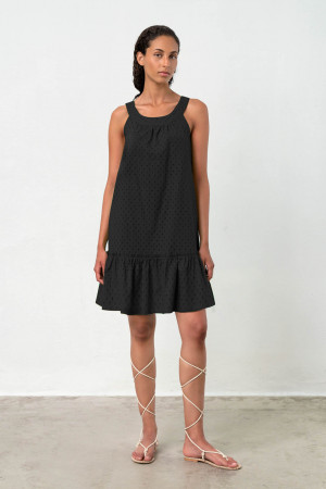 Vamp - Letní dámské šaty – Verta BLACK S 18451 - Vamp
