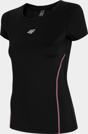 Dámské běžecké tričko 4F TSDF011 černé Černá